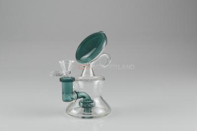 China 5,5 polegadas escuro resistente de Mini Double Percolator Hookah Heat - verde à venda