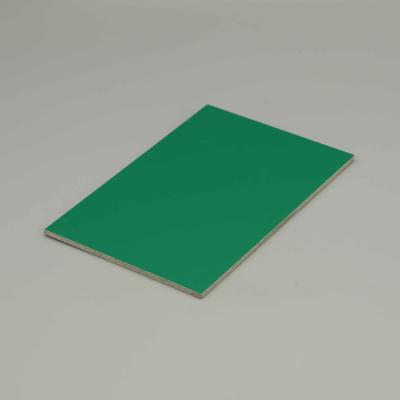 China 1.50X2.44M extra width Size Green Aluminum Composite Panel For Construction Building Decoration 4MM 1.22*2.44m for sale