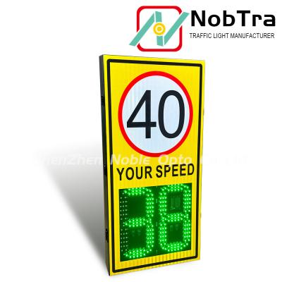 China Solar Powered LED Radar Speed Sign with Variable Speed Limit Detection for sale