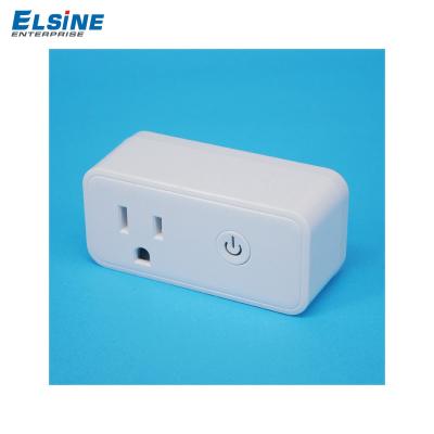 China WIFI remote control white smart plug life-15A USA residential/multi-purpose smart socket with energy meter function for sale