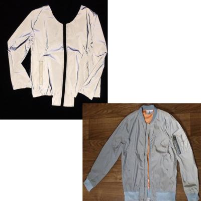 China Rolo inteiro da tela reflexiva do TC do algodão do poliéster para a fita de prata reflexiva da roupa à venda
