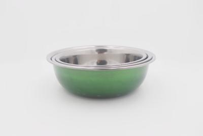 China 3pcs Popular selling colorful bird feeder Jar stainless steel feeding bowl for sale