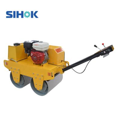 China Construction works 1 Ton Vibrating Roller Compactor Road Roller Vibratory Double Roller Drum (SVR-1000) for sale