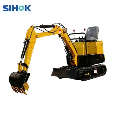 China Construction works 1 Ton Hydraulic Drive Mini Crawler Excavator (SWJ-10) for sale