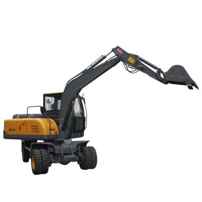China Construction works 48kw diesel engine 7 ton bucket wheel excavator for sale (SWJ-75B) for sale