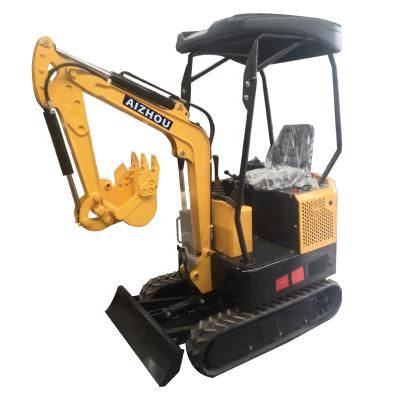China Farms Factory Price 1.5 Ton Amphibious Excavator For Sale AZ18 And Pivot Cover Excavator for sale