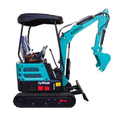 China Construction works 1 Ton Mini Excavator Micro Digger 1 Ton Small Bagger For Sale for sale