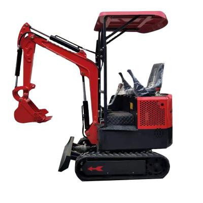 China China Track Mini Excavator Small Digger 1.5 Ton Crawler Excavator With Rubber Farms for sale