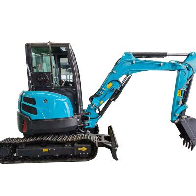 China Chinese Factory Quick Coupler Mini Excavator 4 Ton Mini Excavator 3.5ton Rubber Tracks Cheap Excavator With Cabin for sale