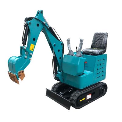 China Farms Lithium Battery Crawler Excavator 0.8 Ton 1 Ton Electric Mini Excavator With Optional Attachments for sale