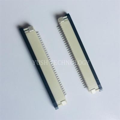 China CONNECTION 1.0MM PITCH FFC FPC CONNECTOR SLANTED DRAWER TYPE CONTACT for sale