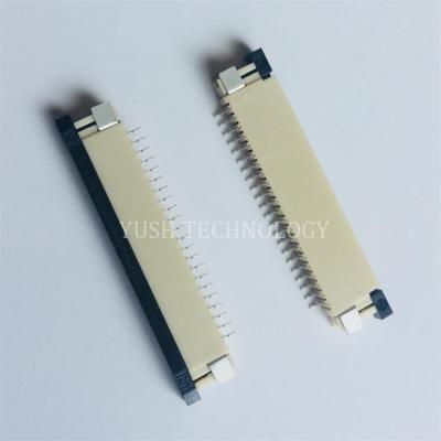 China PITCH FFC FPC H=2.7MM CONNECTION 1.0MM UPPER PART PITCH FFC FPC CONNECTOR PIN PLATING DRAWER TYPE CONTACT for sale