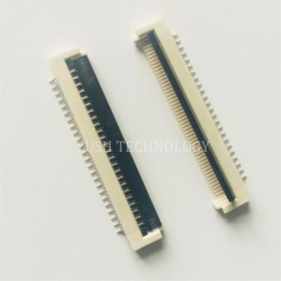 China OEM PITCH FFC FPC H=2.0MM SLANTED SIDE CONTACT CONNECTOR 1.0MM CONNECTION for sale