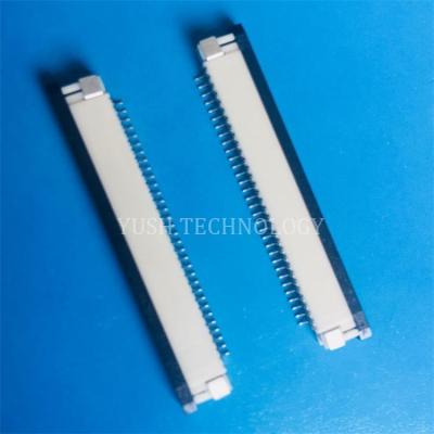 China CONTACT FFC CONNECTION 1.0MM (H=2.7) SLANTED SIDE DRAWER TYPE CONNECTOR for sale