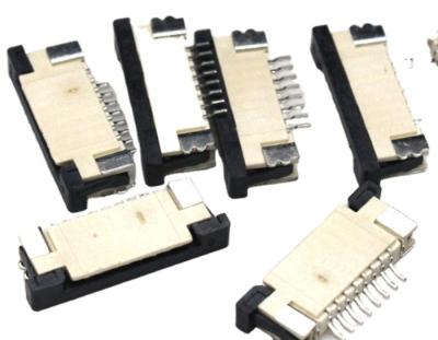 China CONNECTION 1.0MM PITCH H=2.0MM FFC / FPC GOLD PLATING WITH LOCK TYPE CONNECTOR for sale