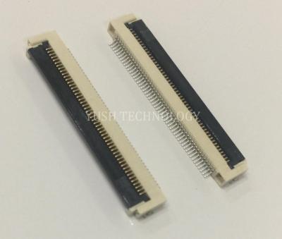 China TIN&GOLD PLATING HALF AND HALF CONNECTION FRONT HALF AND HALF CONNECTION SMT FFC FPC HORIZONTAL SLANTED SIDE CONNECTOR for sale