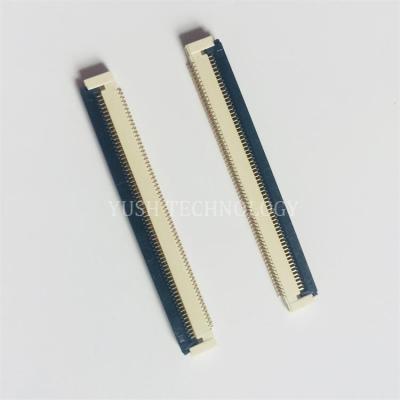 China GOLD PLATING 1.5H SLANTED SIDE CONTACT CONNECTION 0.5MM PITCH FFC FPC CONNECTOR HALF for sale