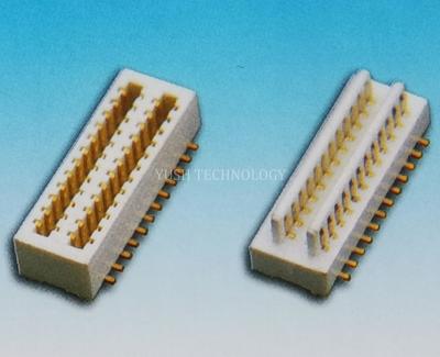 China 0.8MM CONNECTION PANEL TO BOARD DOUBLE SLOT CONNECTORS for sale