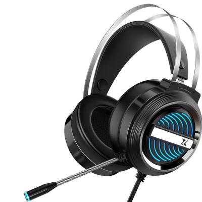 China 7.1 Sound Effects Pink Wired Binaural Low Latency With Microphone RGB Headset Gaming Headset Headphones for sale