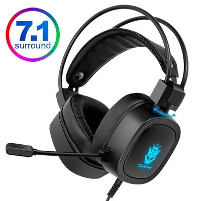 China Gaming Headset LED Light Pavilion Universal TWS Low Latency Headset Stereo Wired Headset for sale