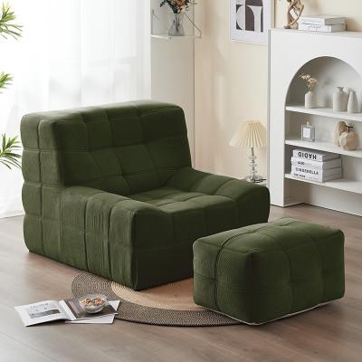 China Modern High Quality Recliner Leisure Sofa Chair With Foot Stools Modularity Fabric Lounge Chairs for sale