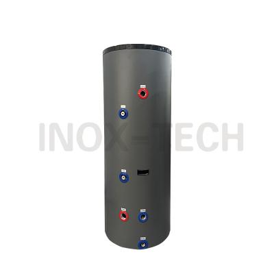 China Hotel Easy To Install Buffer Tank Heat Pump Boiler Heat Storage Tank Stainless Steel Inner Tank Color Shell for sale