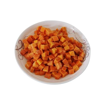 China FROZEN High Quality Frozen Sliced Pumpkin Skin Sliced IQF Pumpkins Slices for sale