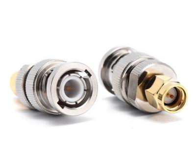 China BNC male to SMA male RF Coaxial Adapter for sale
