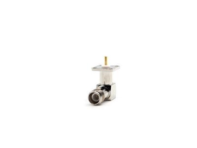 China RF Connector RPTNC Female Right Angle Flange Mount for sale