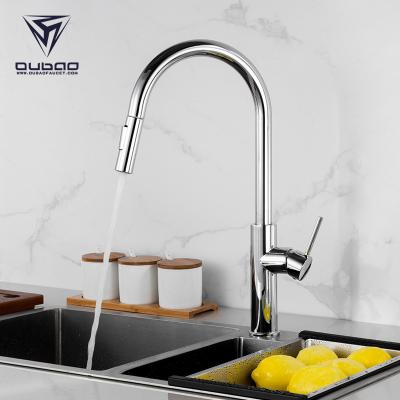 China Sense Faucets Modern Simple Single Handle Hot And Cold Water Kitchen Mixer Sink Faucet for sale