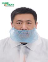 China Disposable Soft Non-Woven Beard Protective Cover With Double Elastic for sale