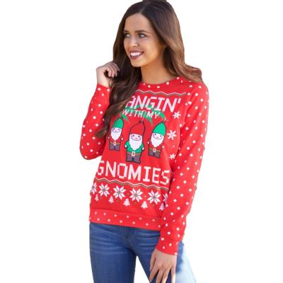 China Wholesale Anti-wrinkle Women Clothing Cartoon Christmas Sweater For Ladies Womens Sweaters for sale