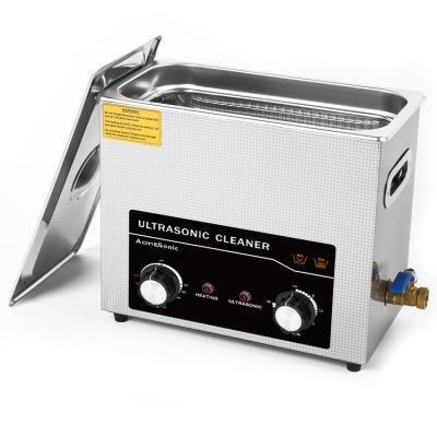 China Ultrasone warmwaterreiniger 6L Tank 180W Kracht Fysieke reiniging voor mechanische onderdelen Te koop