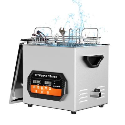 China 10L Digitale Ultrasone Reiniger met Degas & Semi Modes. 240W professionele reiniging, 300W verwarming & 30-minuten timer voor industriële gereedschappen, auto-onderdelen en precisiecomponenten. Te koop