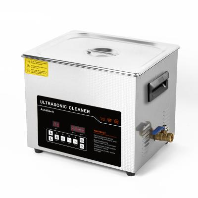 China Innovatieve 10L Dual Frequency Ultrasone Reiniger 300W Verwarming Power Drain Valve Inclusief Te koop