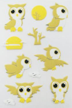 China bedruckbare Vögel des Geschenks geschwollene Tieraufkleber für die Kindergewohnheit umweltfreundlich zu verkaufen