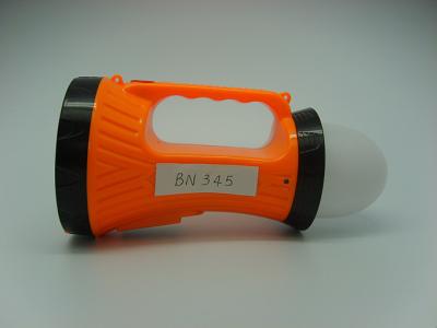 China BN-345 Plastic Bulb Torchlight Moveable Electric LED Flashlight Torch for sale