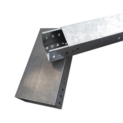 China 50mm-1000mm Suspended Cable Tray Stainless Steel Ventilation / Perforation Groove for sale