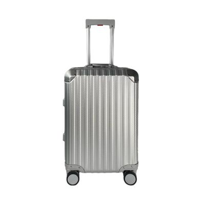 China Factory Carry On Designer Suitcase Storage Custom Aluminum Luggage Trolley Luxury Universal Wheel Travel Bags Luggage for sale