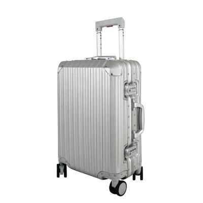 China Aluminum Hard Shell Travel Trolley Carry On Luggage Business Suitcase Custom Manufacturers for sale