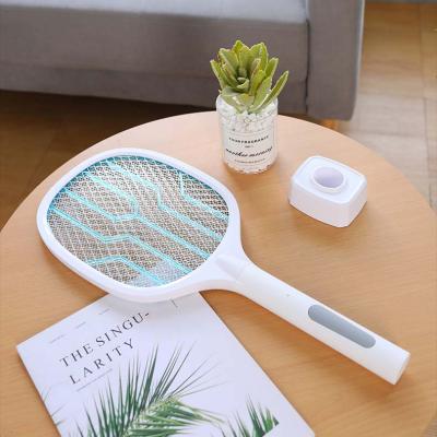 China Wholesale Stocked USB Rechargeable Electric Mosquito Racket Mosquito Killer Lamp 2 in 1 Mosquito Swatter for sale