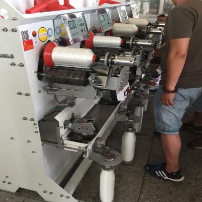 China Winding Threads Textile Machine Embroidery Thread Oiling Winding Machine for sale