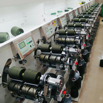 China Automatic Stop Seam Thread Oiling High Speed Winding Cutting Line for sale