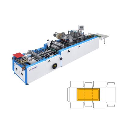 China Factory TC-1080A High Speed Automatic Paper Window Box Tissue Splicing Machine with Cutting and Creasing for sale