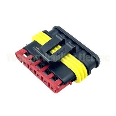 Cina 6 Pin 282090-1 Socket Circular Superseal Crimp senza contatti Auto Wire Connector in vendita