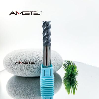 中国 10mm TiAlSiN カービッド U チャネル 切断器 精密 グラウンド 鋼の溝のための平面端ミール 販売のため