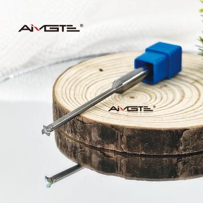 중국 6mm Dia 4 플루트 TSlot 라우터 비트 카비드 CNC 가공 센터용 긴 목 슬롯 도구 판매용