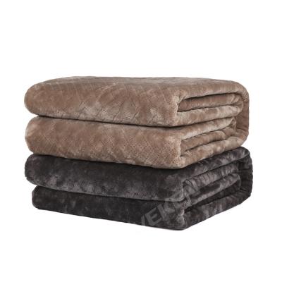 China Sustainable Pattern Design Super Soft 100% Polyester Blanket, Wholesale Jacquard Flannel Fleece Throw Blanket For Sofa And Bed for sale