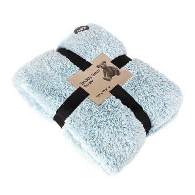 China Teddy Bear Fleece Blanket Baby Super Soft Breathable Blanket Microfiber for Fall and Winter for sale