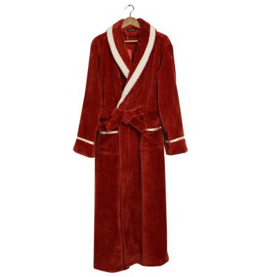 China Comfortable Fleece Bathrobe Thermal Shawl Robe For Ladies Bathrobes Full Body Warm Soft for sale
